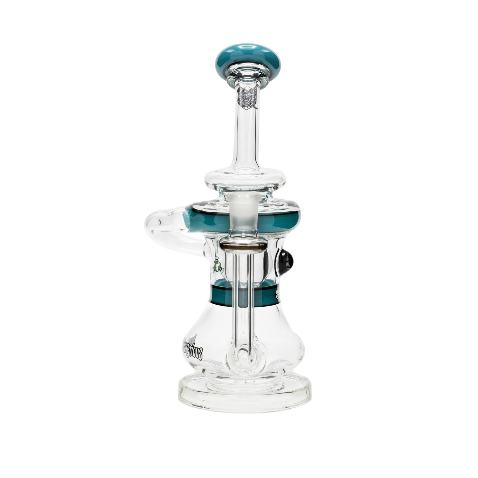 Glass Incycler Rig (Aqua Azul) - Image 2