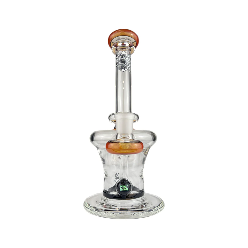 Glass Top Hat Rig (Orange Opal) - Image 4