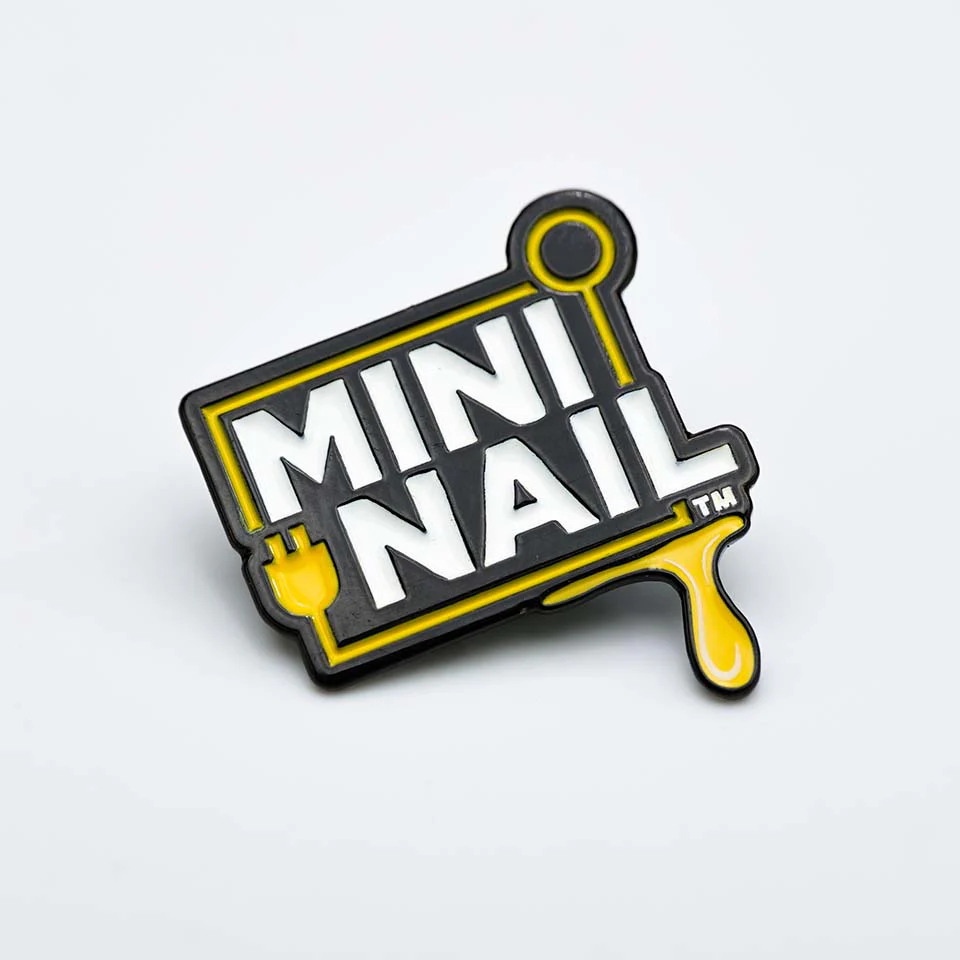 MiniNail Drip Logo Lapel Pin - Image 3