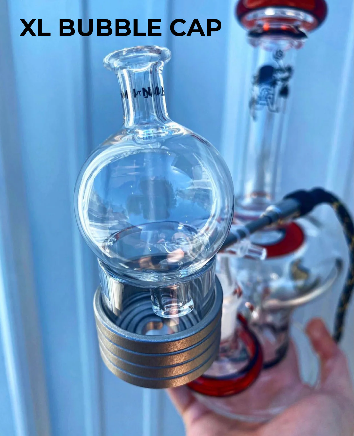 XL Glass Bubble Cap - Image 3