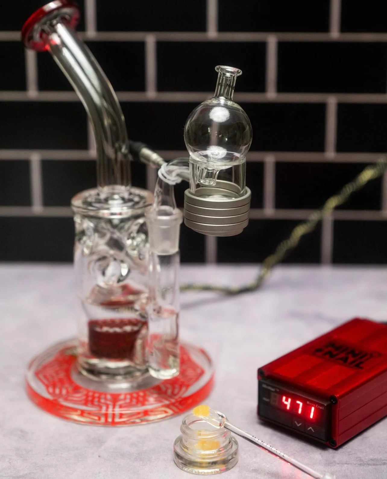 XL Glass Bubble Cap - Image 4